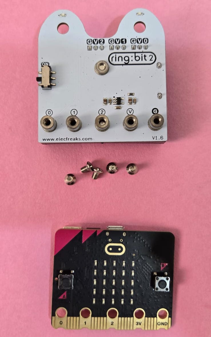 Expansion Board and Microbit Parts